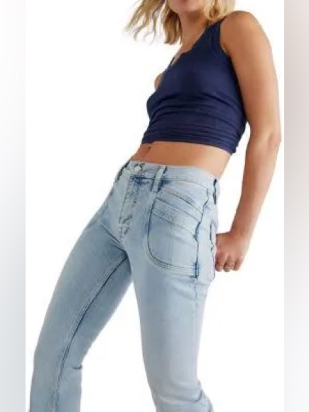 Free People Women's We The Free Aiden Slim Flare Jeans Sz 29 BNWOT